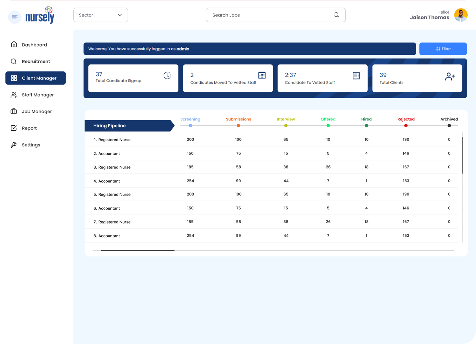 Recruitbee software
